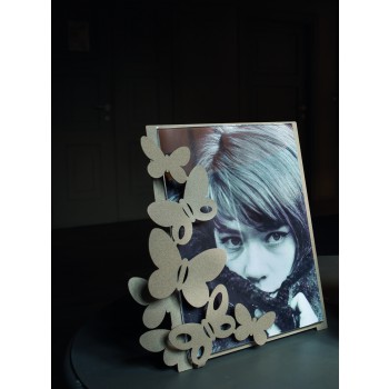 Stor sommerfuglefotoramme 2403 Arts and Crafts