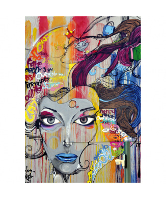 Maleri CHARMERENDE KVINDE G5574 PINTDECOR