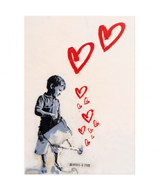 VOKSENDE HJERTER G5568 PINTDECOR Maleri
