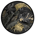 Sorte blade maleri GT6278 PINTDECOR