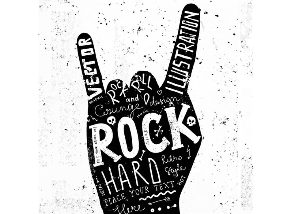 HARD ROCK G1466 PINTDECOR rammeværk