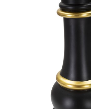 SORT OG GULD DRONNING