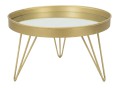 TØMMEBAKKE MED GLAM GULD/SPJÆL, LOMME, 31X18 CM
