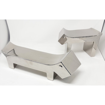 ADRIANI & ROSSI DASHHOUND keramisk skulptur