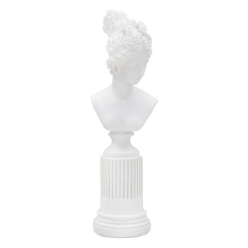 SKULPTURSTATUE AF KVINDE MED SODETAL