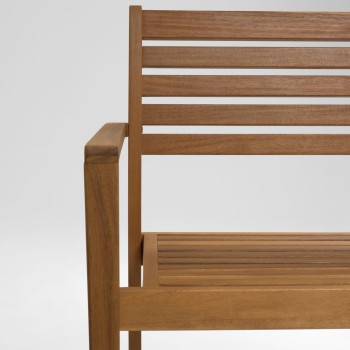 Hanzel udendørs stol i 100% FSC massivt akacietræ