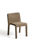 Loria stabelstol i chokoladebrun chenille FSC 100%
