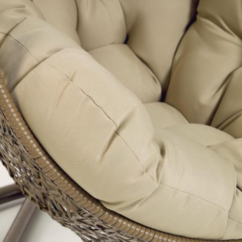 Brun Florina hængestol