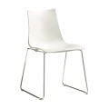 SCAB Zebra Technopolymer Sled Chair
