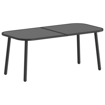 ERGONOM Brunt udendørs spisesæt.