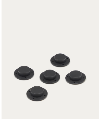 Sæt med 5 justerbare fødder med klæbemiddel til Litto bogreoler