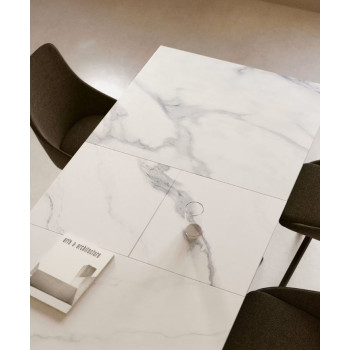 Theone glasbordsæt + Jenna drejestol