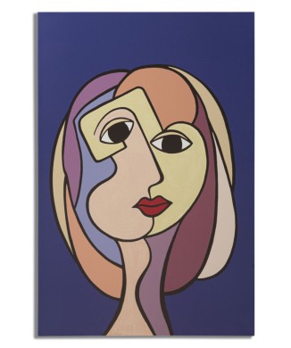 MALET SPAMPA DOBBELT ANSIGTER STOR -A-