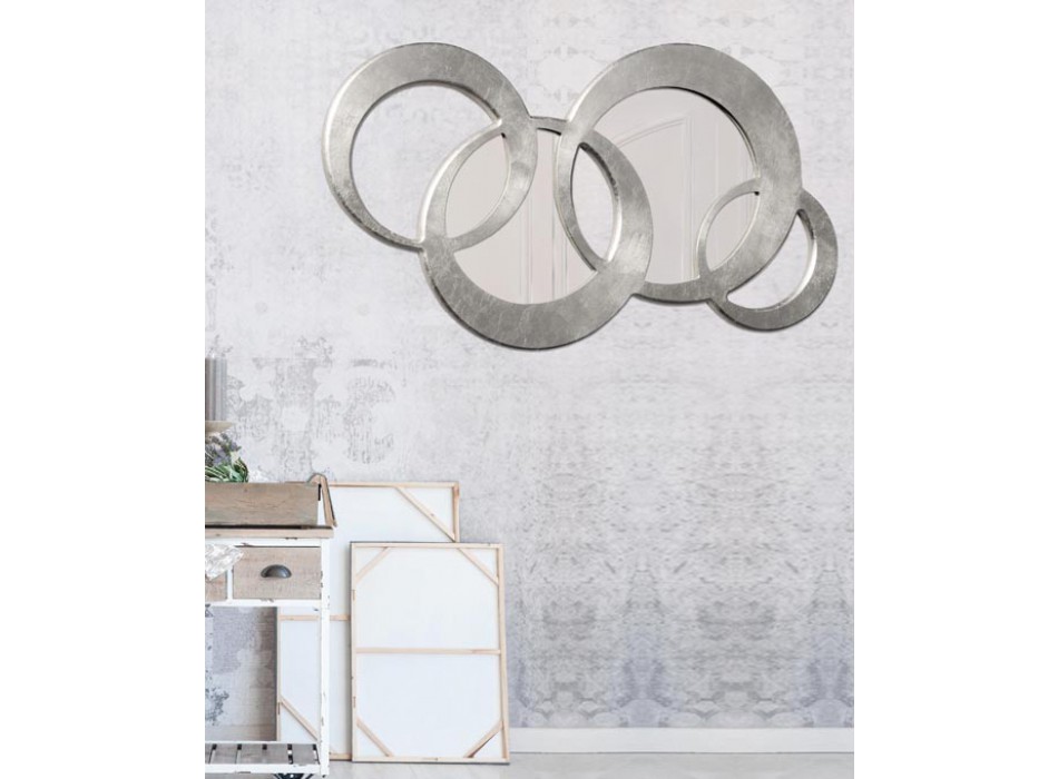 SPEJLCIRKLE SØLV MEDIUM P4636 PINTDECOR