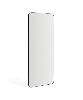 Marco spejl i sort metal 80 x 180 cm