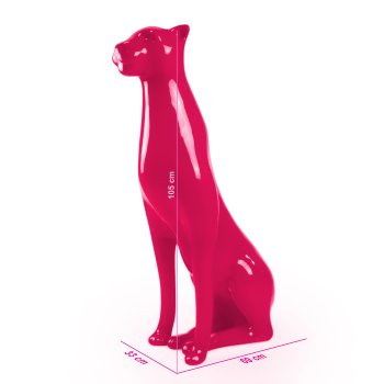 Candyslab lakeret Kira panterstatue