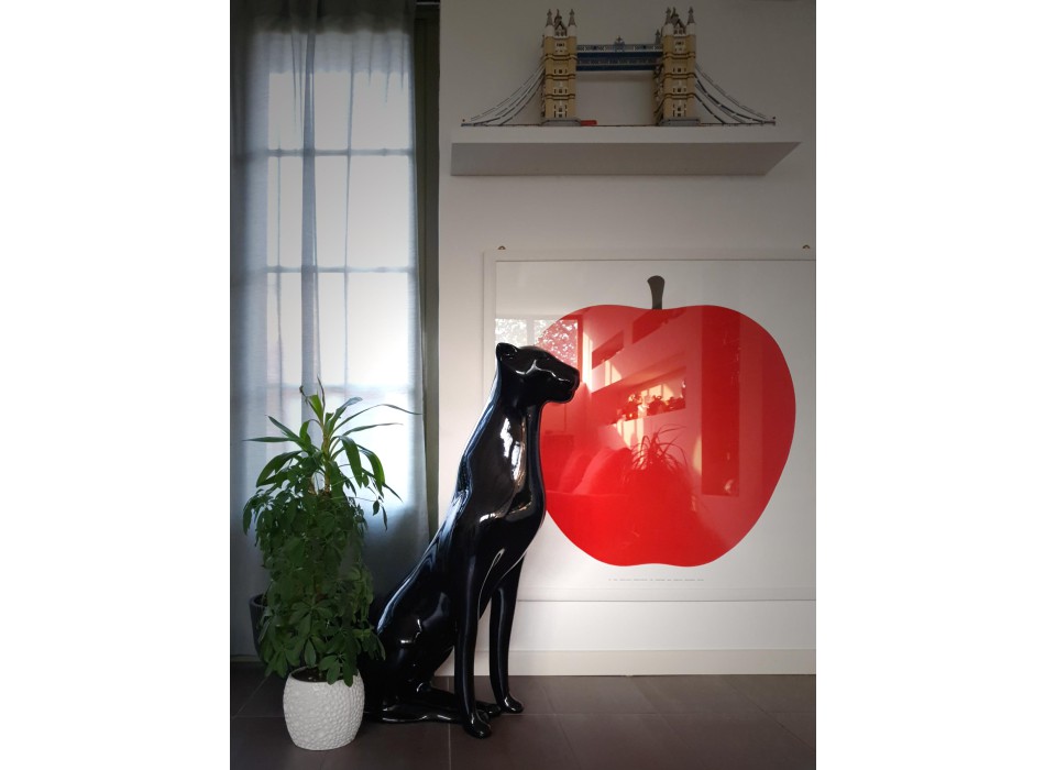 Candyslab lakeret Kira panterstatue