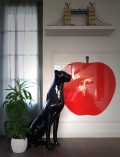Candyslab lakeret Kira panterstatue
