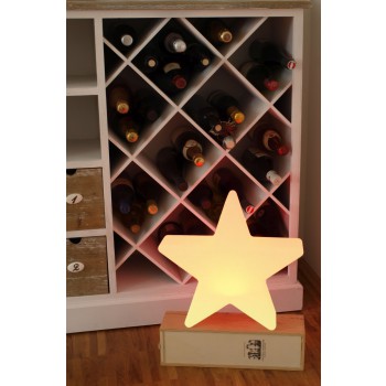 Lysende stjerne 40 cm 32349W 8 årstider design