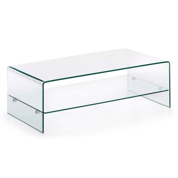 Burano sofabord 110 x 55 cm transparent