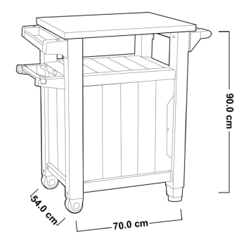KETER UNITY Grillbord 