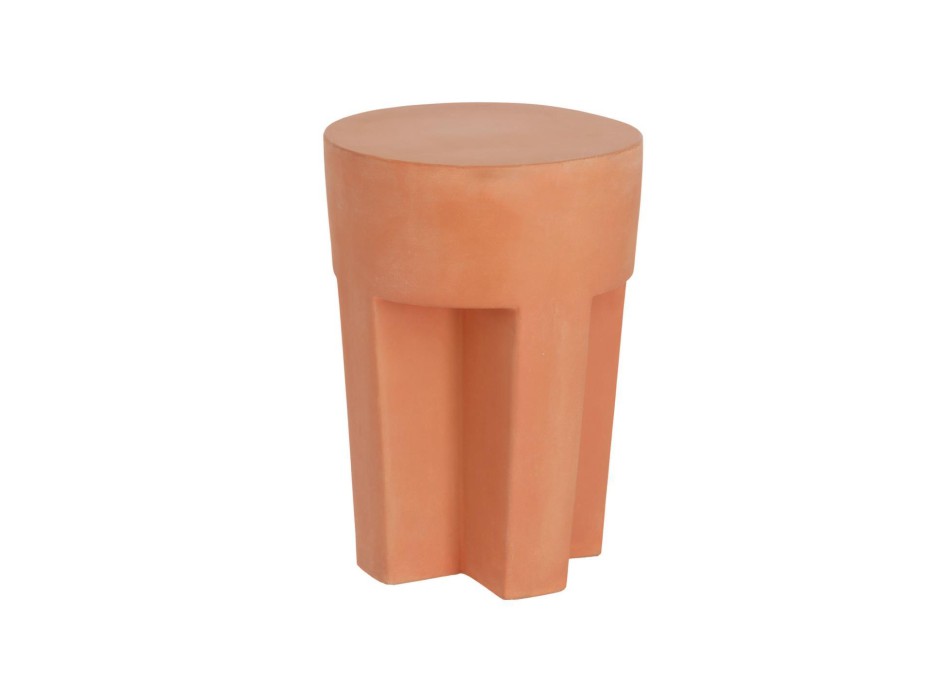 Vilena terracotta sofabord Ø 33 cm