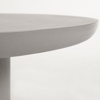 Taimi rundt udendørs betonbord