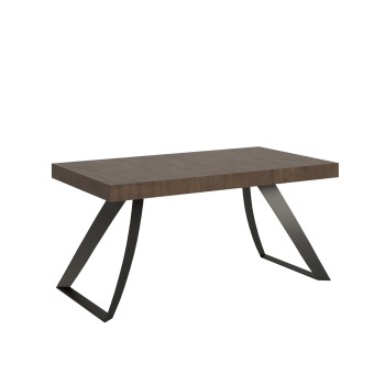 Proxy Antracitbord - Udtræksbord 90x160/264 cm Proxy Hvid Ask Antracit Stel