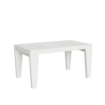 Spimbo Bord D.90 - Udtræksbord 160/264x90 cm Spimbo Hvid Ask