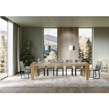 Spimbo Premium Bord D.90 - Udtræksbord 180/284x90 cm Spimbo Premium Hvid Ask