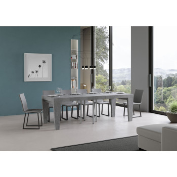 Spimbo Premium Bord D.90 - Udtræksbord 90/246x90 cm Spimbo Premium Hvid Ask