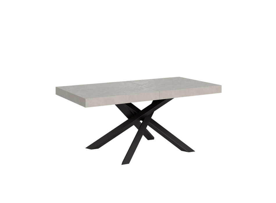 Volantis bordben i antracit P.90 - Udtræksbord 200/304x90 cm Volantis kashmirben i antracit