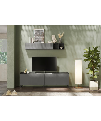 BAKKE - lav skænk med 4 låger