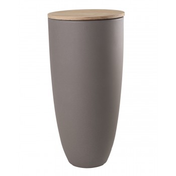 Lysende, bugtet vase XL 32053 8 årstider design 
