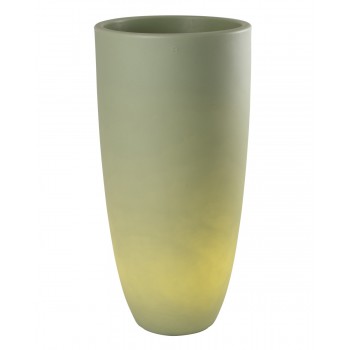 Lysende, bugtet vase XL 32053 8 årstider design 