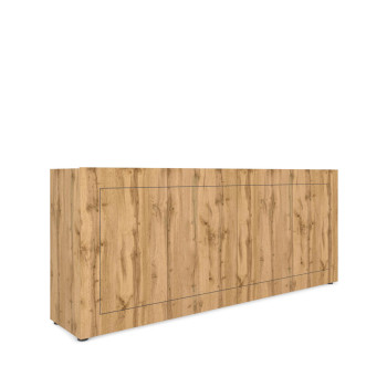  - Μπουφές 4 θυρών 200x40x83,5 cm Elios γυαλιστερό λευκό
