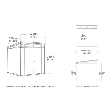 Pent Signature Venetian House Keter