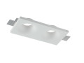 SENSO ΛΕΥΚΟ ΧΩΝΕΥΤΟ ΦΩΤΙΣΤΙΚΟ 2XGU10 24X12X4CM
