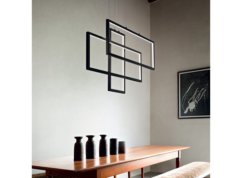 Κρεμαστό φωτιστικό FRAME Ideal Lux