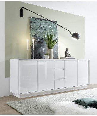 ICE μπουφές με 4 πόρτες και 3 συρτάρια 180x78x43 εκ. 