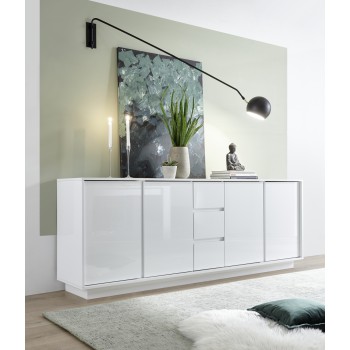 ICE μπουφές με 4 πόρτες και 3 συρτάρια 180x78x43 εκ. 