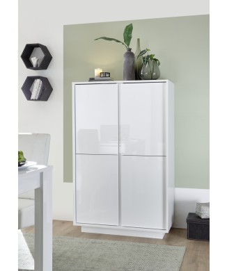 Ντουλάπι ICE με 4 πόρτες 92x145x43 εκ. 