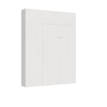 Mod.Kentaro 1,5 queen size κρεβάτι 120 - Kentaro 1,5 queen size πτυσσόμενο κρεβάτι 120 με λευκά έπιπλα σε χρώμα μελιάς
