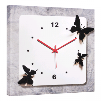 Ρολόι BLACK BUTTERFLIES G4618 PINTDECOR