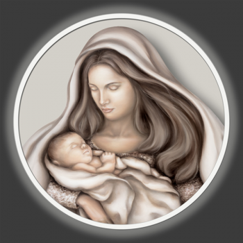 Πίνακας ζωγραφικής LUMINOUS MATERNAL EMBRACE GLT6748 PINTDECOR