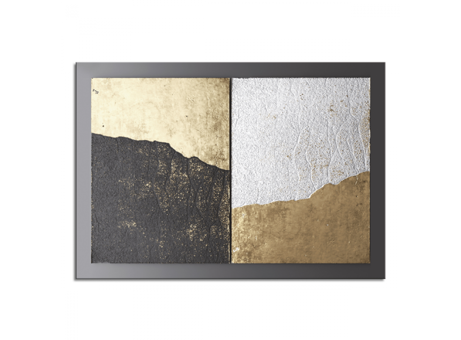 ΧΡΥΣΟΣ ΚΑΙ ΑΣΗΜΙ G6962 Πίνακας PINTDECOR