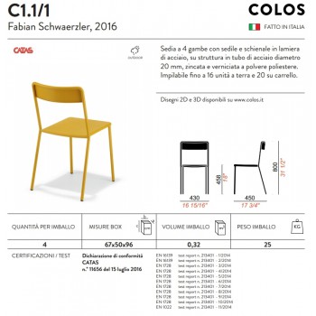 Καρέκλα C1 1 COLOS