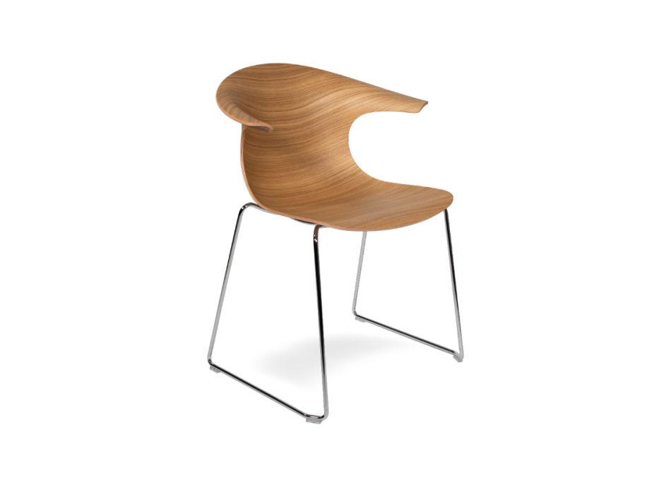 Πολυθρόνα έλκηθρου LOOP 3D WOOD - INFINITI