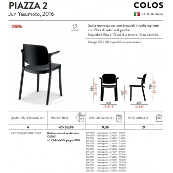 Καρέκλα PIAZZA COLOS