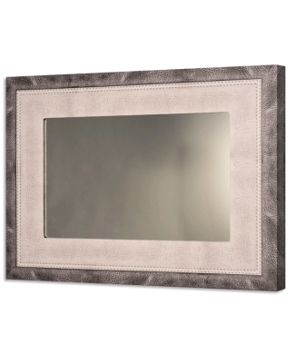ΔΕΡΜΑΤΙΝΟΣ ΑΝΟΙΧΤΟΣ Καθρέφτης GS4290 PINTDECOR